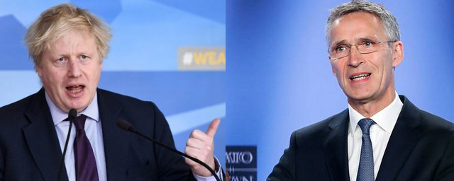 Джонсон и Столтенберг высказались за право Украины стать членом НАТО